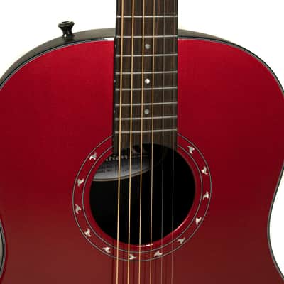 Ovation 1516VRM Ultra Series Solid Spruce Top Mid-depth Lyrachord Body 6-String Acoustic Electric Guitar w/Soft Case image 11