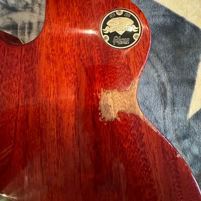 Gibson Gibson Custom Shop 60th Anniversary '59 Les Paul Washed Cherry Tom Murphy Painted and Aged - Washed Cherry Tom Murphy Painted and Aged image 10