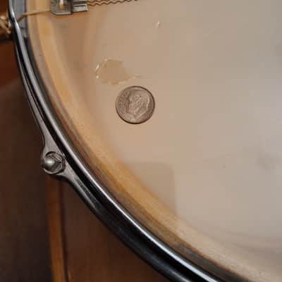 Slingerland 14"(Diameter) x 5.5"(Depth) Snare Drum 1960's - White Marine Pearl image 14