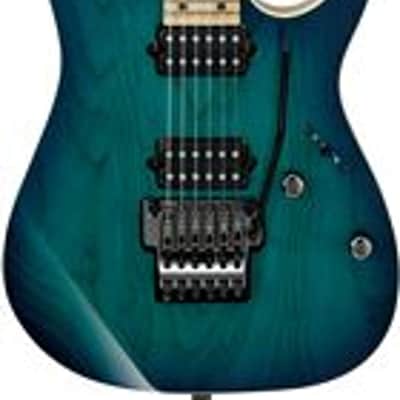 Ibanez Prestige RG652AHM Electric Guitar with Case Nebula Green Burst image 1
