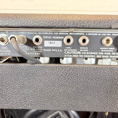 Fender 75 1x15 75-Watt Vintage Tube Guitar Combo Amplifier Made in USA 1980's image 12