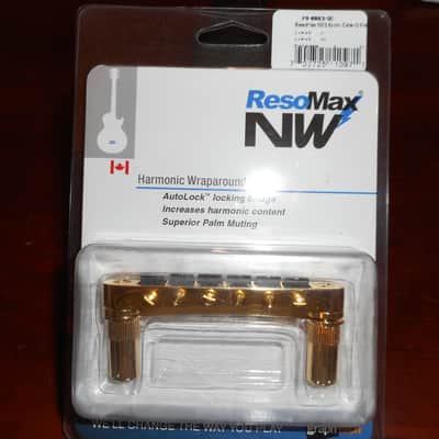Graph Tech Resomax NV2 6mm Tunematic Bridge - GOLD, PS-8863-G0