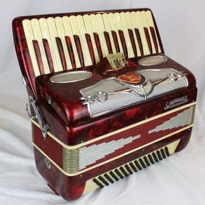 7628 - Candy Stripe S. Artigiana Castelfidardo Piano Accordion MM 34 80 image 3