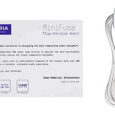 Arturia Minifuse 1 White Portable Solo Audio USB-C Recording Interface+Software image 7