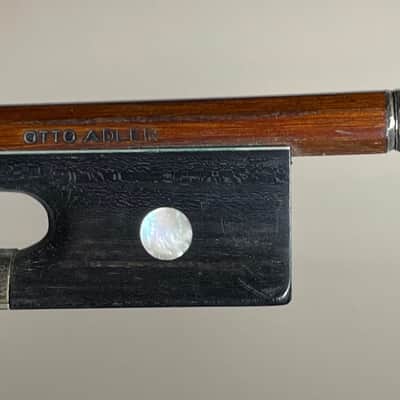 Antique Otto Adler Violin Bow Silver Mounted image 3