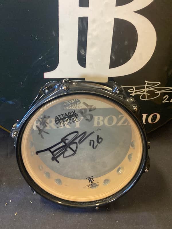 Terry Bozzio's DW - 8" Collector's Series Piccolo Tom - Purple Satin Oil - "A#/Bb". Autographed! image 1