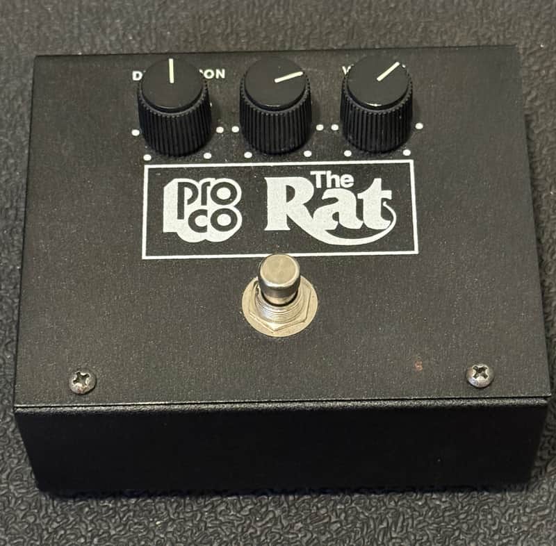 ProCo Vintage Rat Big Box Reissue with Battery Door and LM308 Chip