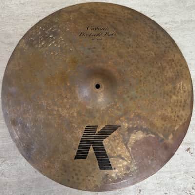 Zildjian 20”  K Custom Dry Light  Ride Cymbal ( 2,129 g ) for drum set image 1