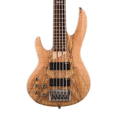 ESP LTD B-205SM Left-Handed 5-String Bass Guitar - Natural Satin image 3
