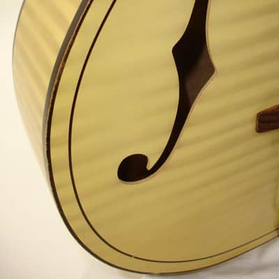 Vintage 1960's Kay K6868 Style Leader Archtop Acoustic Guitar Honey Blonde image 7
