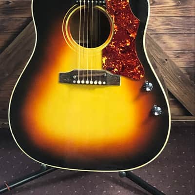 Gibson J160E John Lennon Model, 1970, Sunburst (refinsihed) image 2