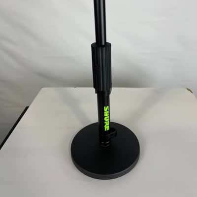 Shure by Gator SH-DESKTOP1 Round Base Desktop Microphone Stand, Black image 1