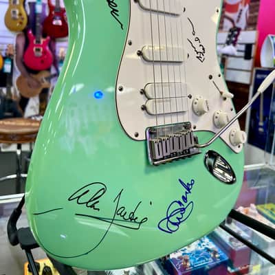 Fender Jeff Beck Stratocaster, 1999, Autographed by Brian Wilson, Jeff Beck, Al Jardine & David Marks with Case image 9