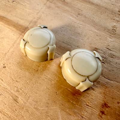 1948 Gibson BR-9 Electric Lap Steel Guitar Knobs- Cream - Vintage 40’s 50’s image 1