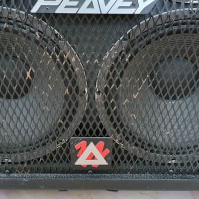 Peavey 412MS Slant Enclosure Speaker Cabinet Four 12" Sheffield 1290 Speakers image 3