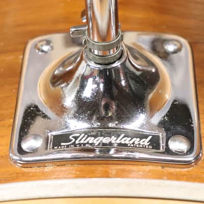 Slingerland 4pc Drum Kit Set Vintage 1970's 24/18/14/13" Mahogany image 6