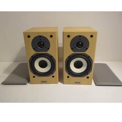 Tannoy Mercury MX1 Light Maple Bookshelf Speakers | Reverb
