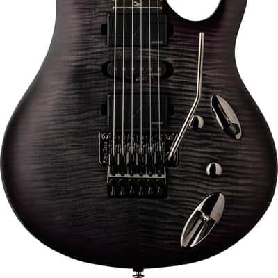 PRS SE Chleo Herman Li Signature Electric Guitar, Ebony Fingerboard, Charcoal Purple Burst image 1
