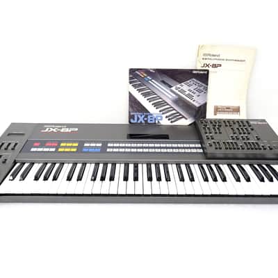 Roland JX-8P & PG-800 Vintage Analog Synthesizer & Programmer w/ Original Manual & Brochure NICE! image 1