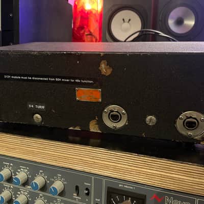 Heavily modified Rare 50’s Collins modular Lunchbox - 212y + 60H mixer w preamp - Serviced boutique mic pre! 3 input, 90db of gain w/ added 48v power! image 11
