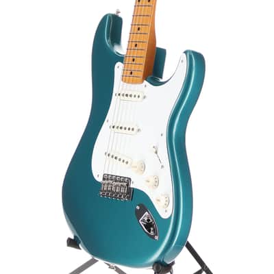 Fender Certified Pre-Owned Vintera II '50s Stratocaster, Maple Fingerboard, Ocean Turquoise (J6) (78175) image 4