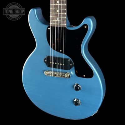 Used 2024 Gibson Custom Shop 1958 Les Paul Jr Double Cut Pelham Blue Murphy Lab Ultra Light Aged w/case TSU25244 image 5