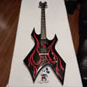 B.C. Rich Kerry King Tribal Warlock - Black/Red