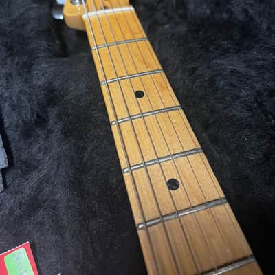 Fender American Deluxe Telecaster Aged Cherry Sunburst Electric Guitar - Used Very Good image 7