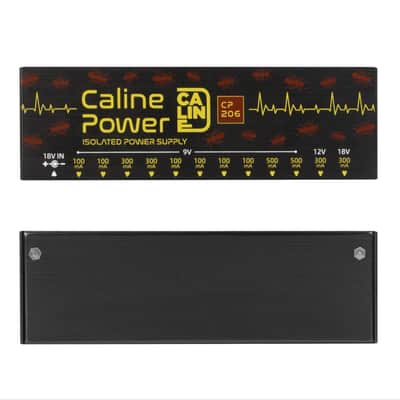 Caline CP206 Pedal PWR Supply Isolated PWR Supply 12-Outputs Noiseless CP-206 Fully Isolated pedalboard power supply image 5