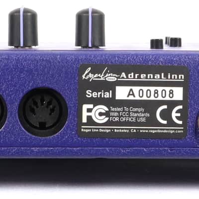 Roger Linn AdrenaLinn Guitar Multi Effects Pedal Amp Modeler Drum Machine image 7