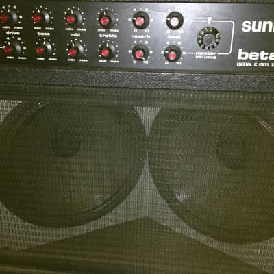 Vintage SUNN BETA LEAD 2x12 Speaker Electric Guitar AMP COMBO CLEAN image 5
