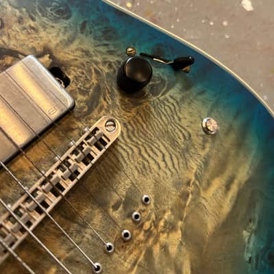 Dean Exile Select 7-String Turquoise Burst image 3
