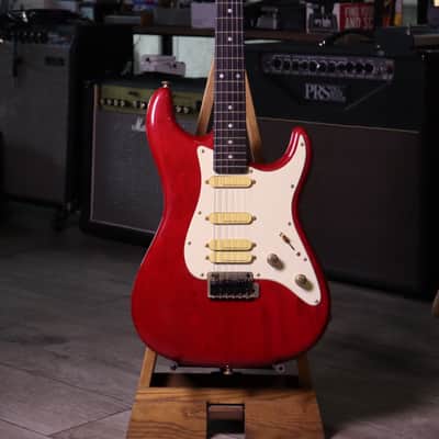 Valley Arts M Series 80s Hss Red Ebony board image 8