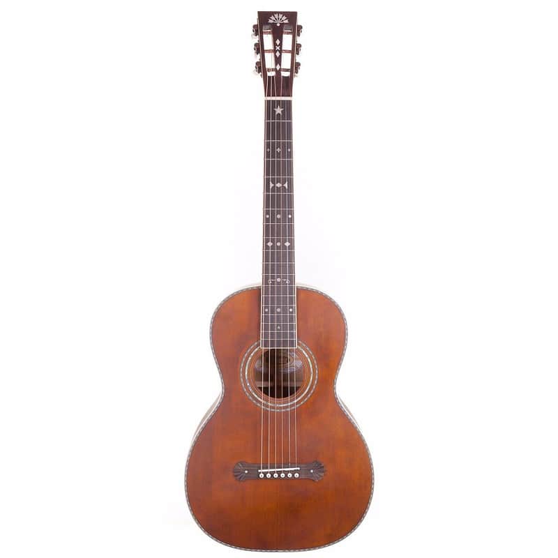 Washburn R314KK Spruce/Trembesi Parlor Guitar Natural image 1