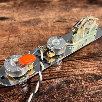 Good Land Pickups Loaded Tele Control Plate - Chrome image 2