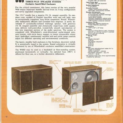 PAIR OF 1963 Wharfedale W60 Floor Speakers image 9