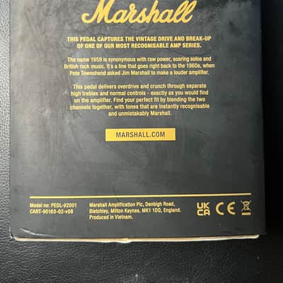 Marshall 1959 Super Lead Overdrive Pedal image 7