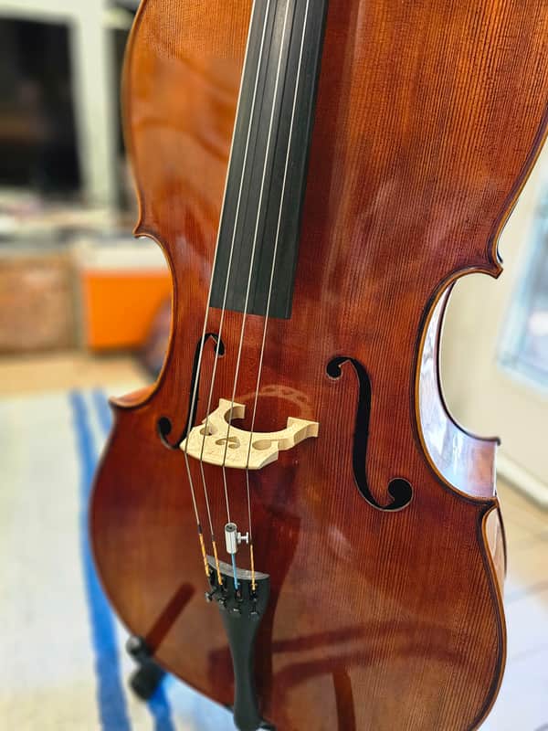 Cello - Schroeder Full-size 4/4, Model #200, excellent condition, Spruce top/Maple back & sides, with Bow, Bag, Stand and Rosin included. image 1