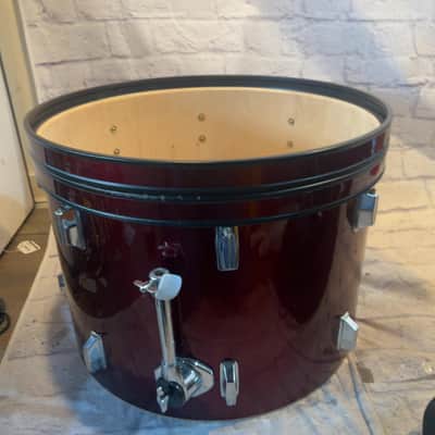 Pulse percussion Wine Red 22" kick drum image 6