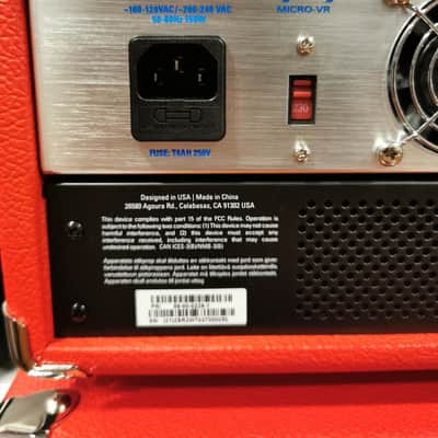 Ampeg MICRO-VR Stack Limited Edition  2021 Red image 7