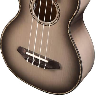 Breedlove Lu'au Concert Electro-Acoustic Ukulele All-Myrtlewood Ghost Burst image 5