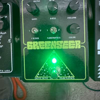 Sentient Sonic Machines Greenseer Hypervintage Fuzz 2023 - Black Space Rainbow image 2