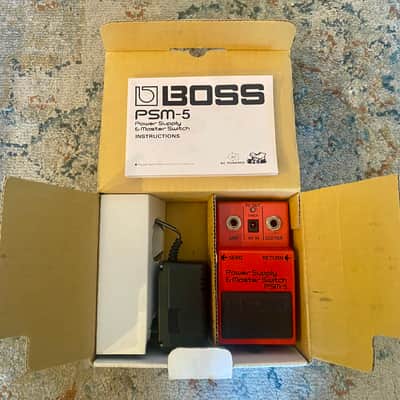 Boss PSM-5 Power Supply & Master Switch + PSA-230P MADE IN JAPAN 1982 image 13