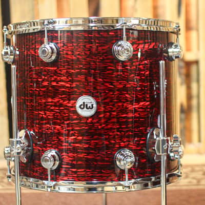 DW Collector's Maple SSC Red Silk Onyx Drum Set - 22,10,12,16 - SO#1326806 image 6