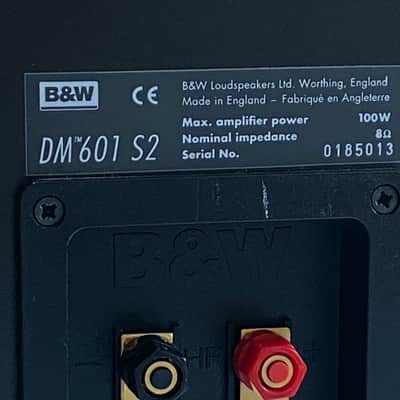B&W DM601 s2 Bookshelf Loudspeaker Pair - Cherry Finish VG+ Condition, Bi-Wirable, Beautiful Sound image 16