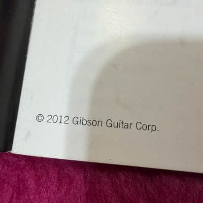 2012 / 2018 Gibson Owners Manual Lot Case Candy image 6