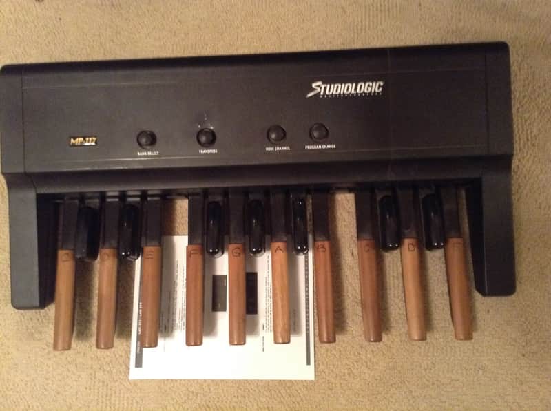 Fatar Studiologic MP-117 dynamic 17 note pedalboard Black image 1