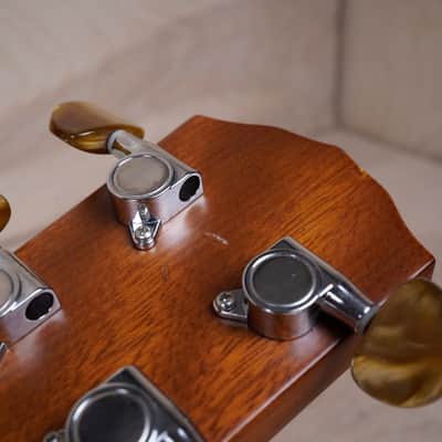 Fender DG-24 Mahogany Acoustic Guitar 1988 Vintage Natural w/ Bag image 11