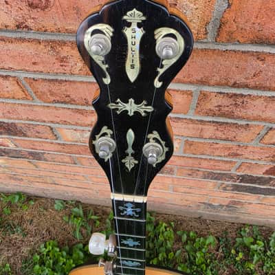 1975 Dean Shultis Handbuilt 5 String Banjo Great Player & Sound Original Case image 6