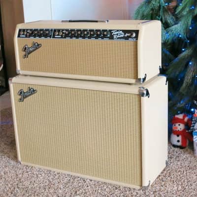 69 Fender Twin Reverb Head & Custom 2x12 Speaker Cabinet! image 1